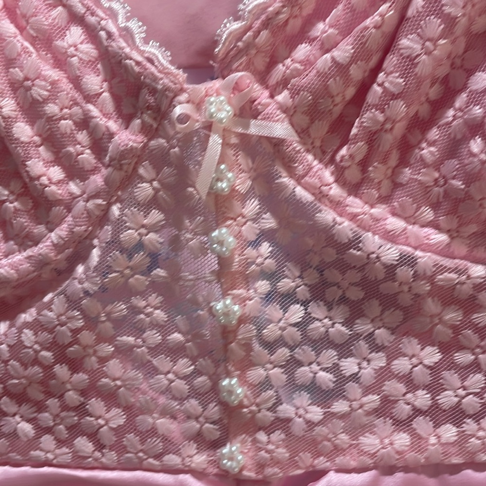 Pink Ruched Bodycon Mini Dress - Picture 6 of 11
